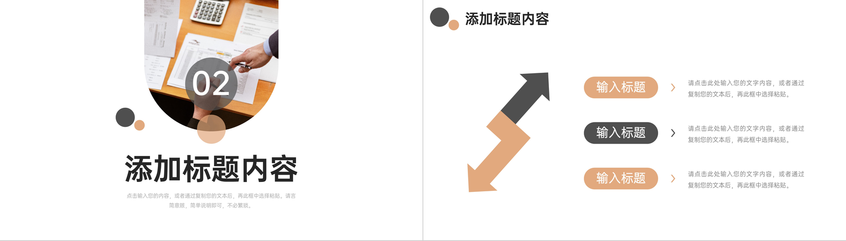 商务简洁财务报表出纳人员工作总结PPT模板-5