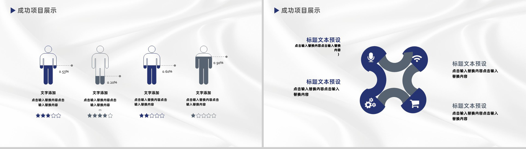 大气简洁分子医疗护理年终总结新年计划PPT模板-9
