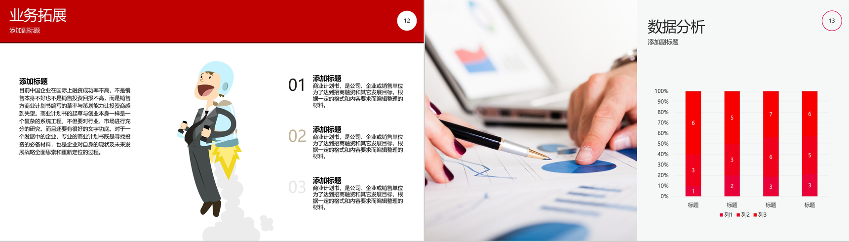 企业部门晨会工作汇报PPT模板-7