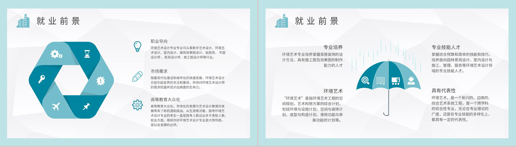 大学生毕业设计答辩演讲环境设计论文总结汇报PPT模板-4