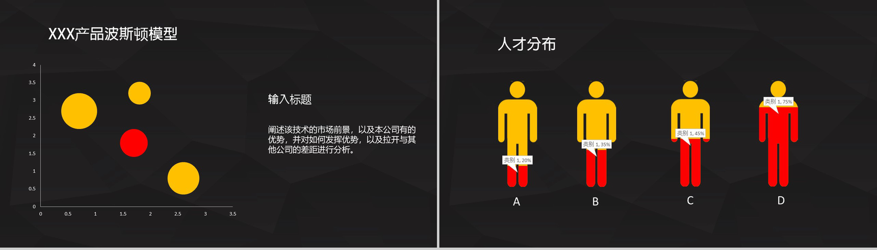 黑底简约工作汇报商务总结通用PPT模板-6