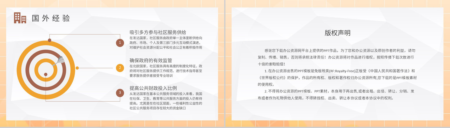社区服务内容培训课件学习社区文化建设工作计划总结PPT模板-8