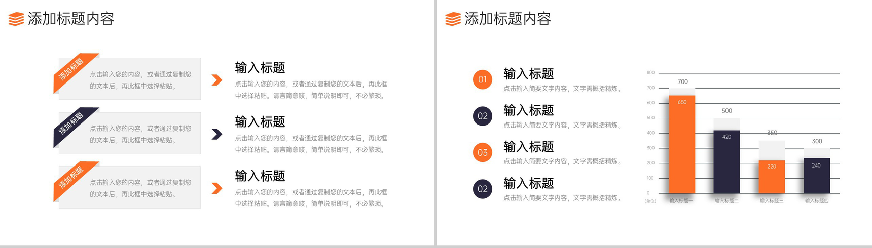 橙色电商运营报告数据分析项目战略统筹PPT模板-3