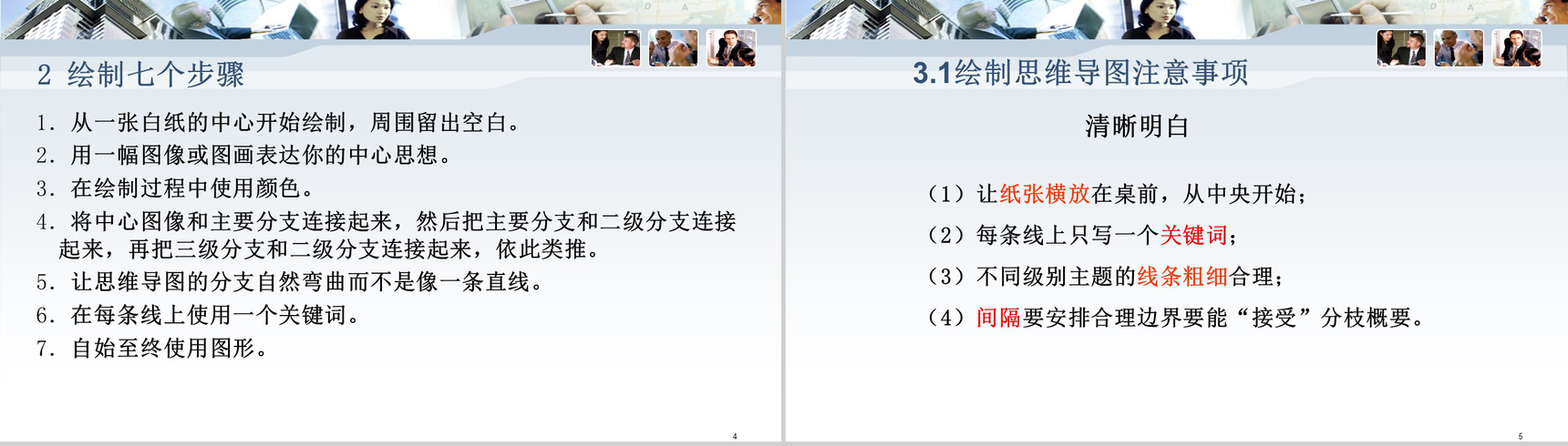 公司企业内部思维导图会议报告PPT模板-3