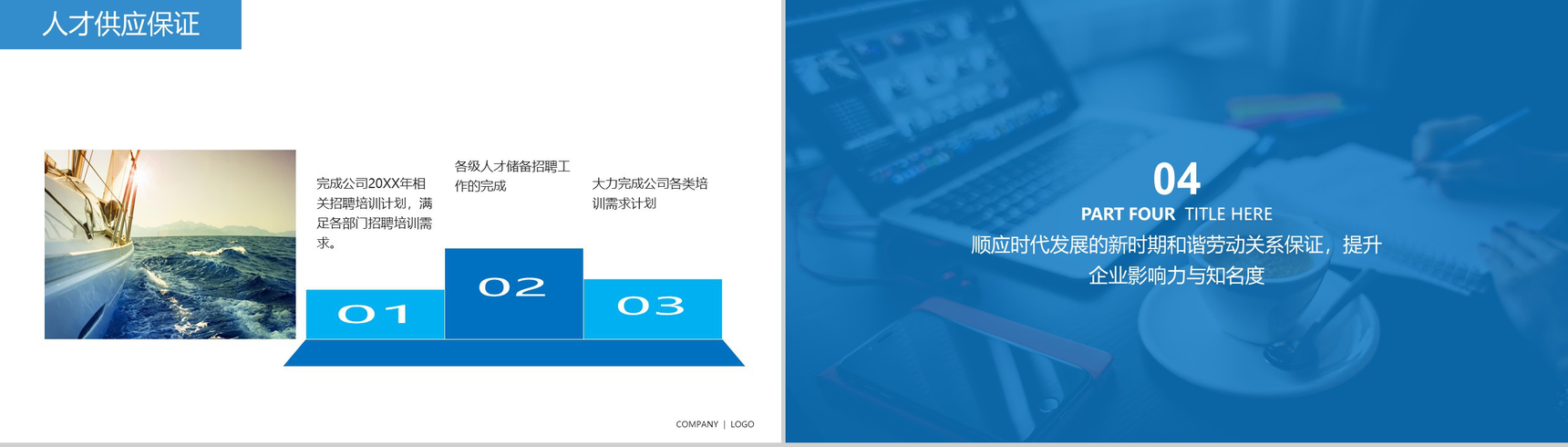 人力资源部工作总结(计划)汇报通用PPT模板-7