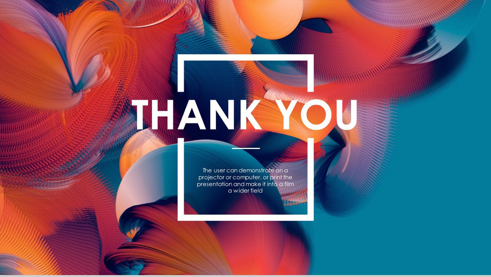 精美油画风格商务工作汇报PPT模板-14