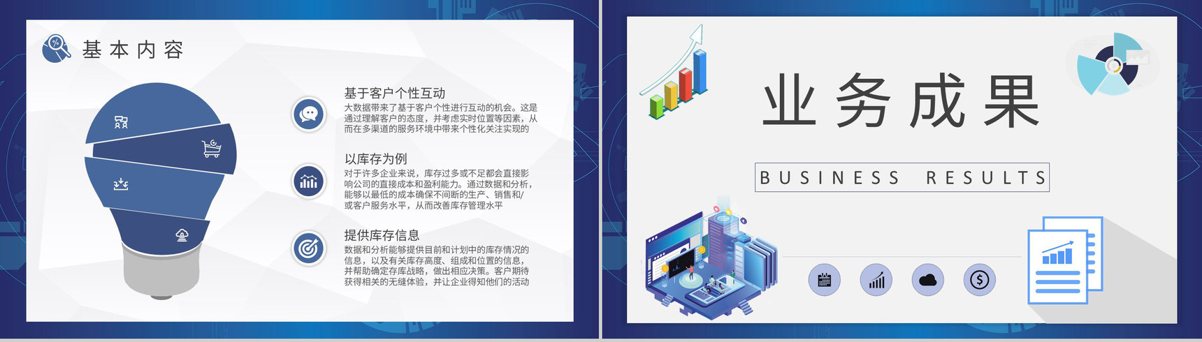 互联网行业大数据分析报告项目信息分析工作总结PPT模板-6