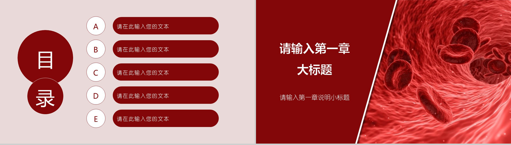 血液病学医疗研究PPT模板-2