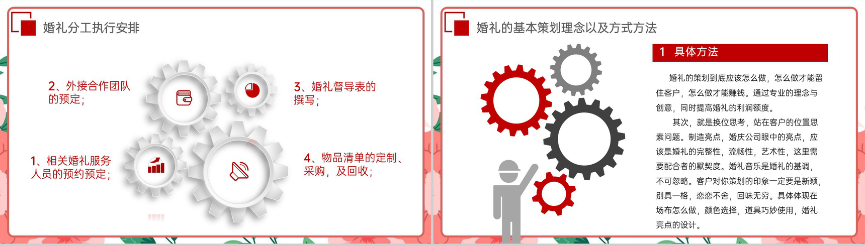 红色小清新婚礼策划师培训之什么是策划师PPT模板-14