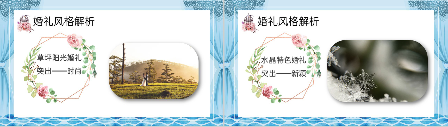 蓝色简约商务风婚礼策划师谈单员培训之了解婚礼PPT模板-23