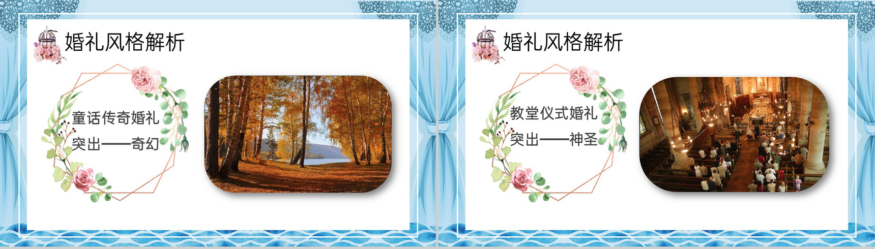 蓝色简约商务风婚礼策划师谈单员培训之了解婚礼PPT模板-24