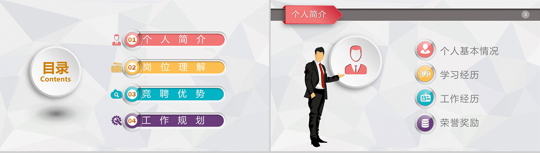 个人介绍自我简介岗位报告PPT模板-2