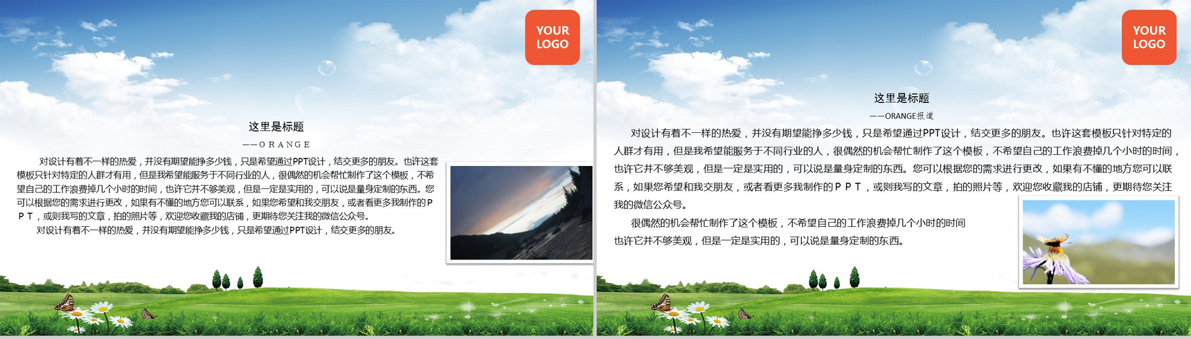 创意可爱老师求职竞聘简历PPT模板-8