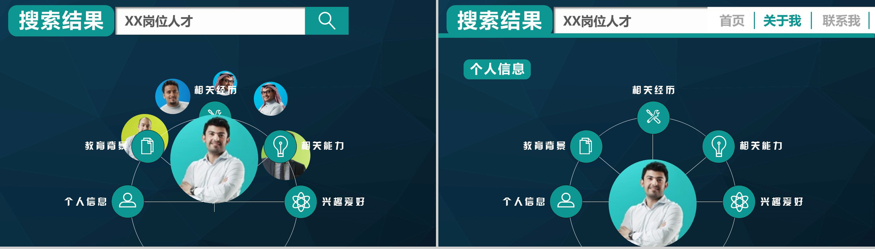 创意大气自荐个人简历PPT模板-2