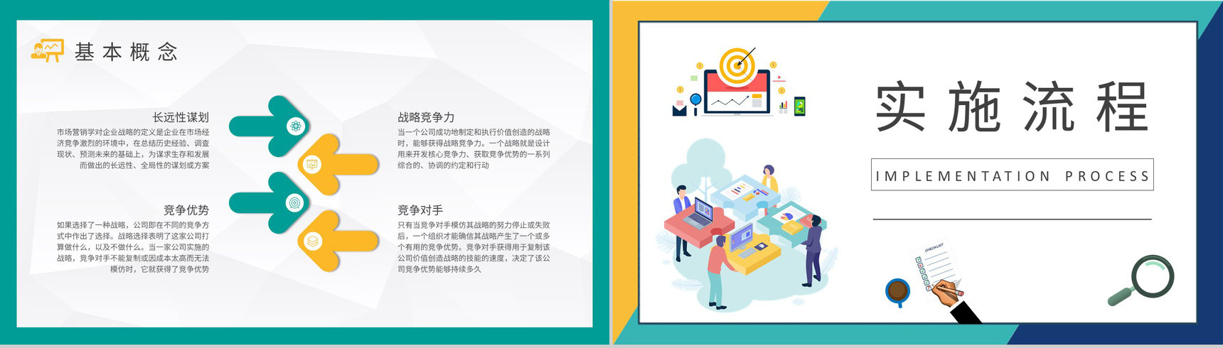 企业战略定位分析总结汇报企业文化管理培训心得PPT模板-7