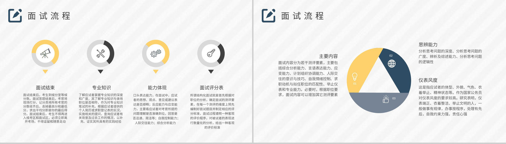 报考公务员面试技巧和话术大全面试流程注意事项培训PPT模板-8