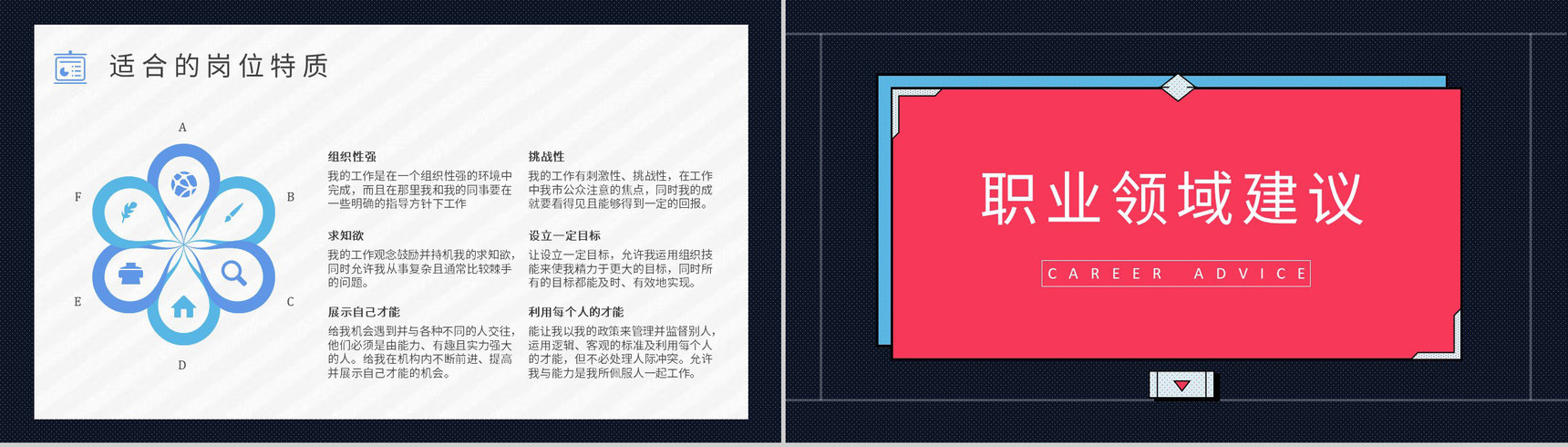 MBTI性格分析--ENTJ工作中的优劣势职业领域建议个性特征描述PPT模板-10
