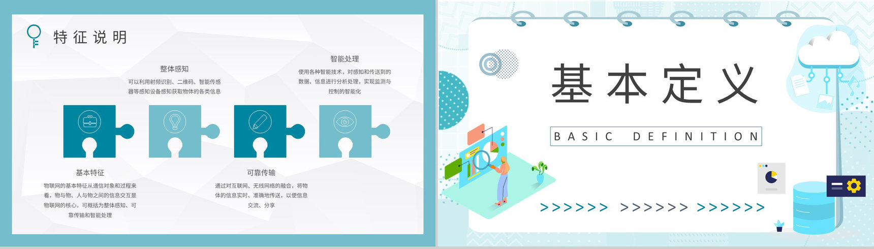 物联网工程项目培训信息科技产业技术研究工作汇报演讲PPT模板-3