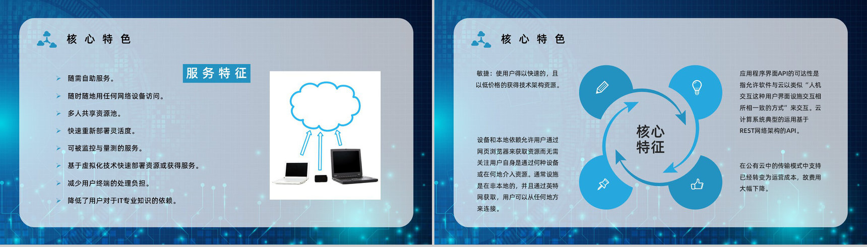 高端产品新品发布物联网区块链云计算技术介绍专业技能学习培训PPT模板-10