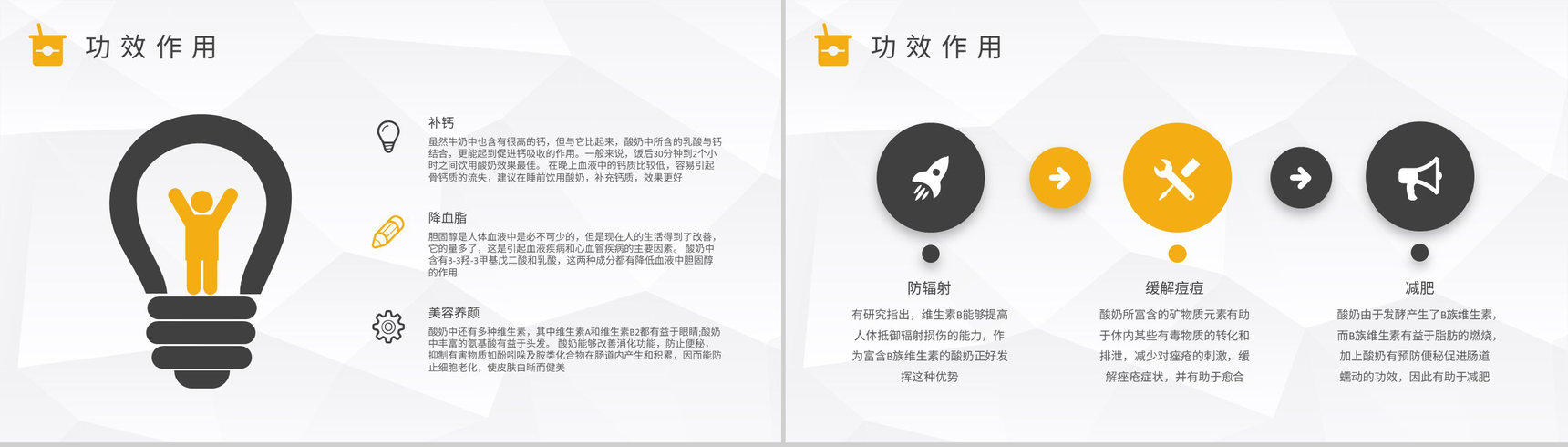 酸奶的营养价值介绍居民经常饮用的好处说明PPT模板-5