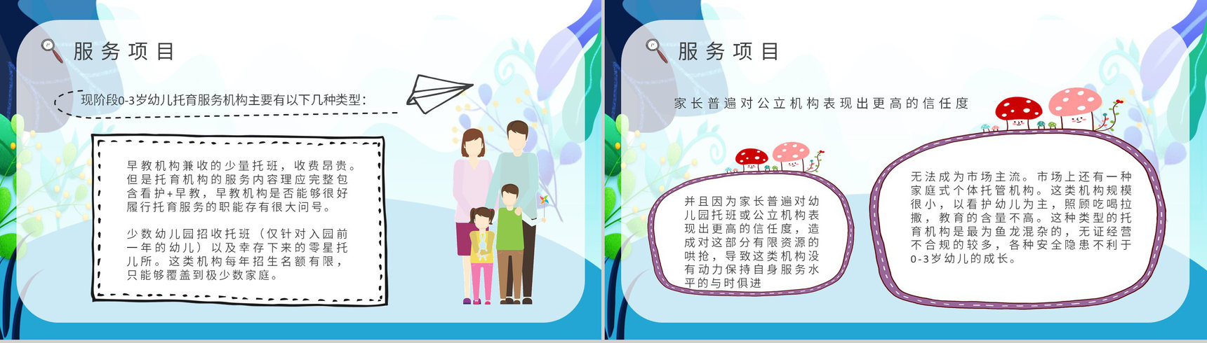 托育服务项目经营范围开办托育中心手续供给状况调查PPT模板-10