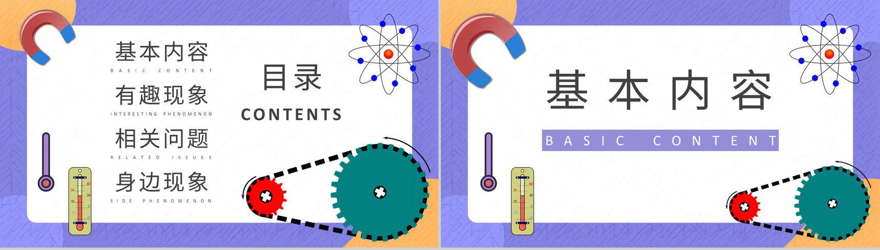 中学生关于日常生活中常见的物理现象实验报告总结PPT模板-2