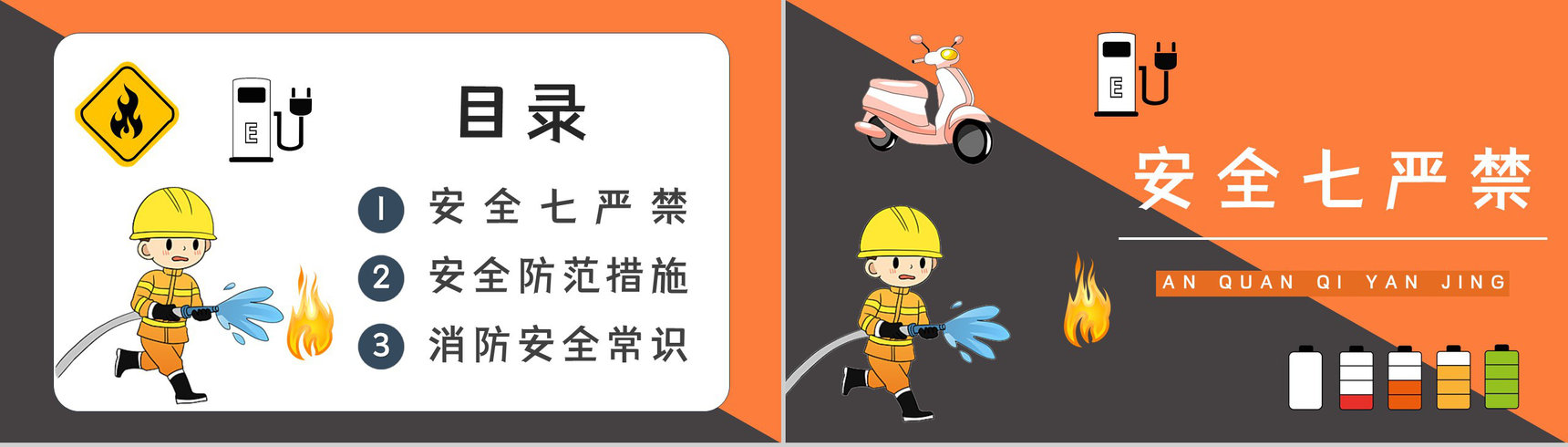小区消防安全教育培训居民电瓶车电动车充电用电安全防火知识宣传演讲PPT模板-2