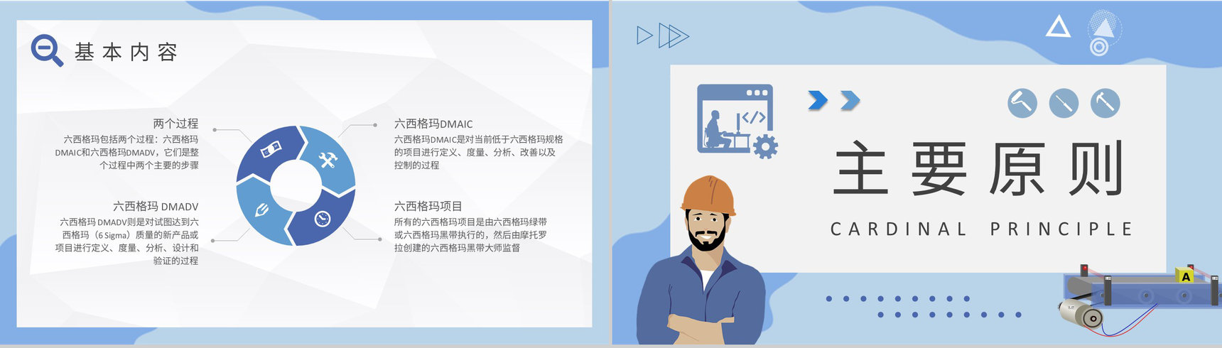 六西格玛案例分析培训工厂生产运作管理流程计划PPT模板-4