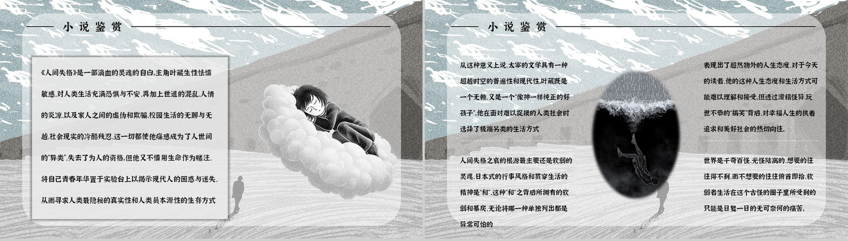 小说《人间失格》导读文学作品读后感分享学生读书笔记整理交流PPT模板-7