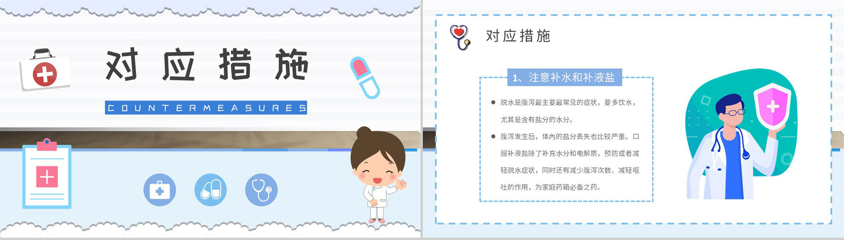 夏季腹泻预防知识学习急性腹泻及慢性腹泻的症状及治疗方法总结PPT模板-8