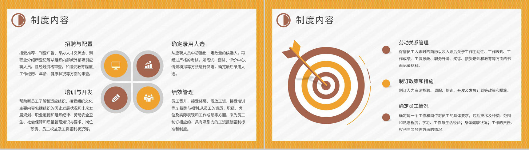 公司规章制度内容学习部门人事管理制度培训课件PPT模板-6