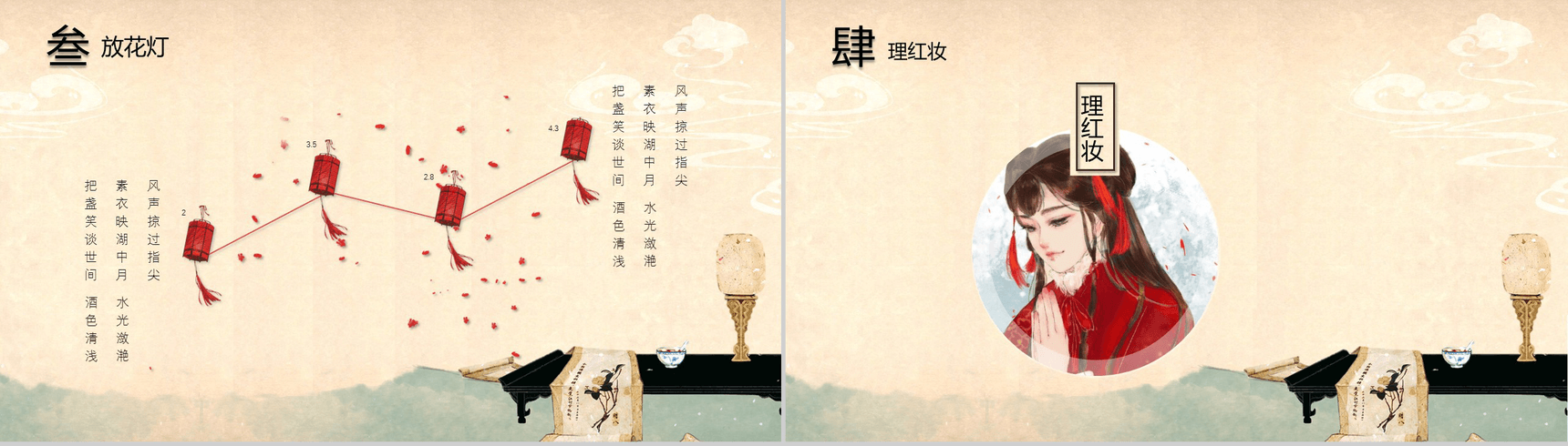 唯美大气中国风古物产品宣传介绍PPT模板-8