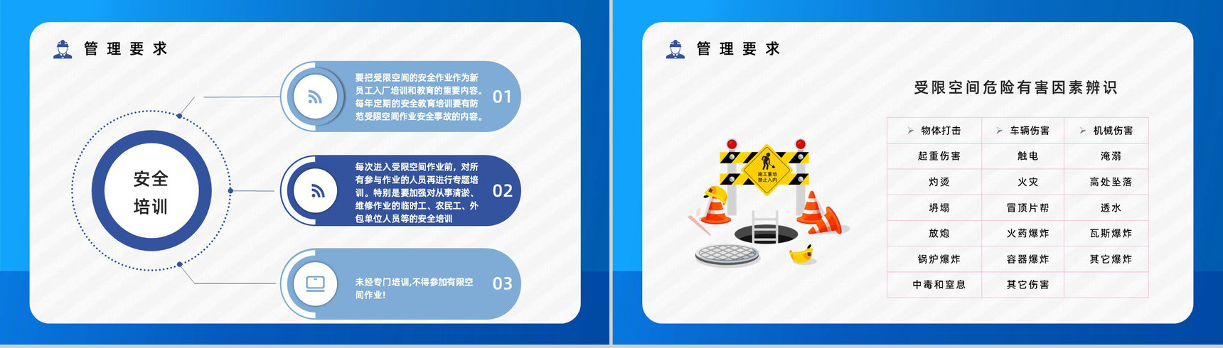 工地施工安全教育有限空间作业安全知识普及工人安全管理培训PPT模板-5
