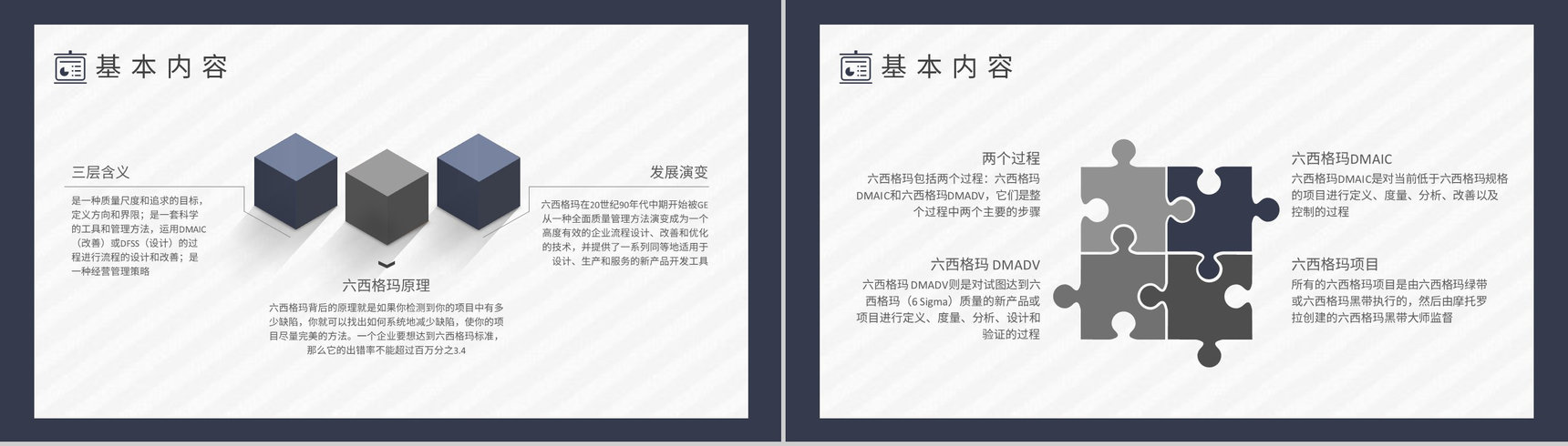 六西格玛管理内容培训工厂生产车间运作流程PPT模板-5