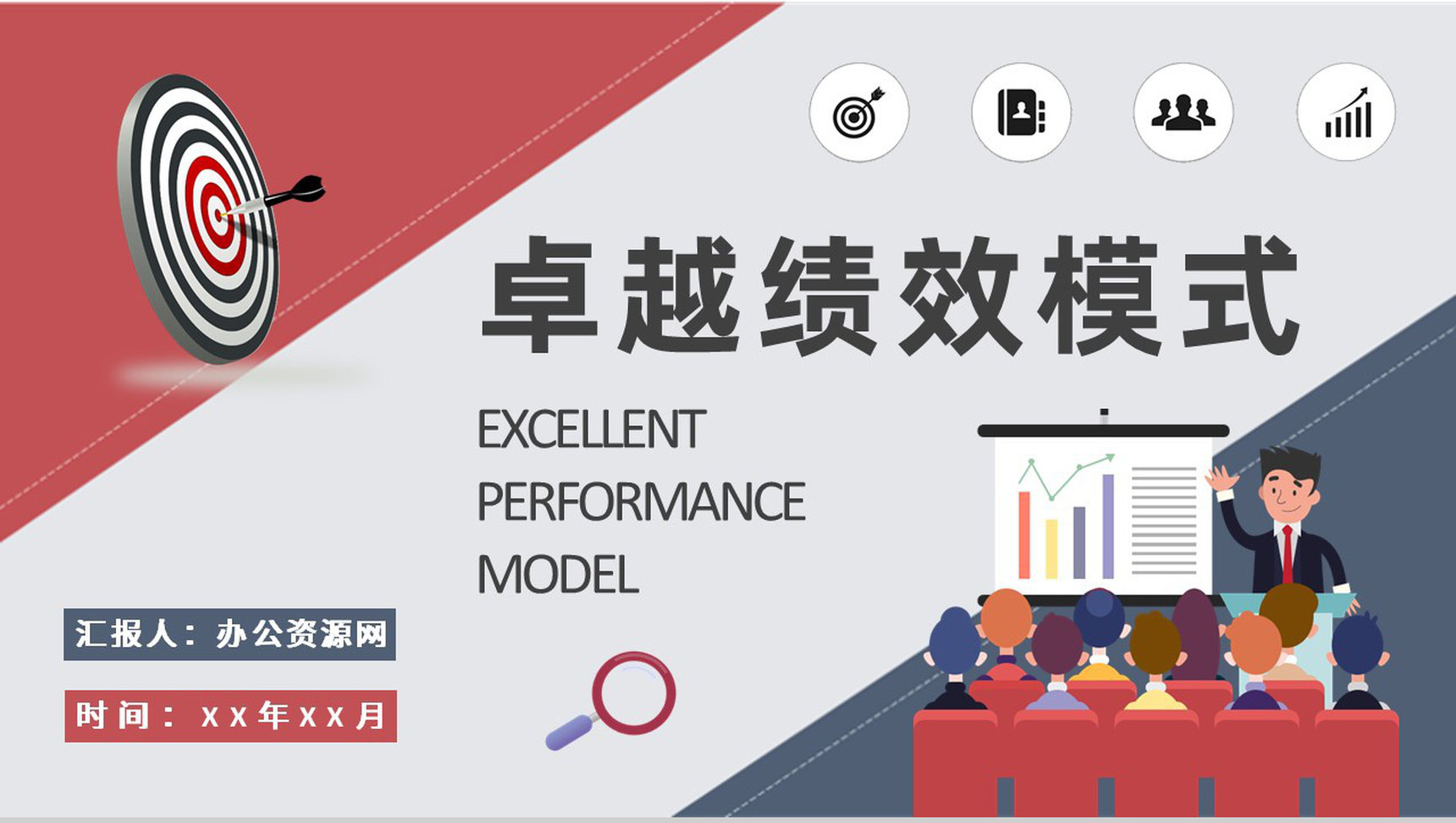 卓越绩效模式概念解析培训团队标杆管理计划总结PPT模板-1