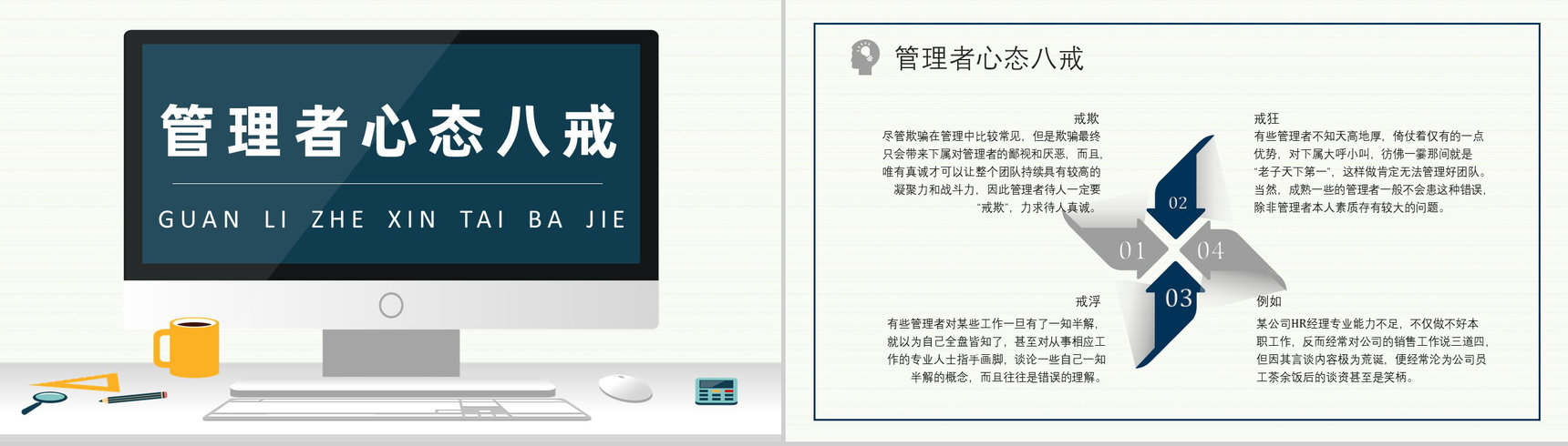 提高企业管理者心态与思维提升培训课程企业中高层员工培训课件PPT模板-5