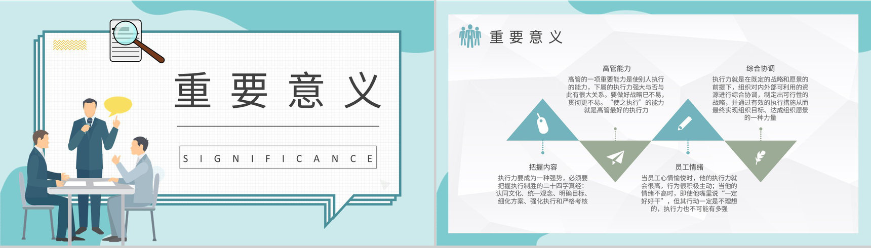企业员工管理工作方案汇报执行力培训内容解析PPT模板-5