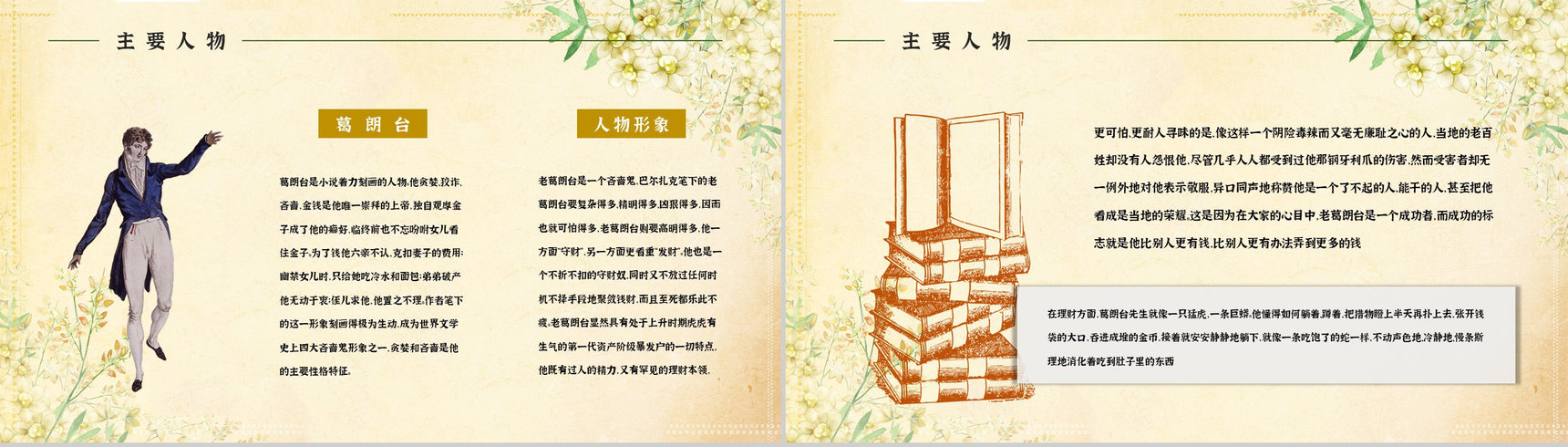 中学生必读著名文学《欧也妮葛朗台》经典片段赏析教师备课课件PPT模板-6