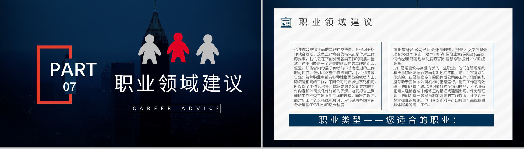 职业领域建议MBTI性格分析--ISTJ个性特征描述工作中的优势劣势PPT模板-10
