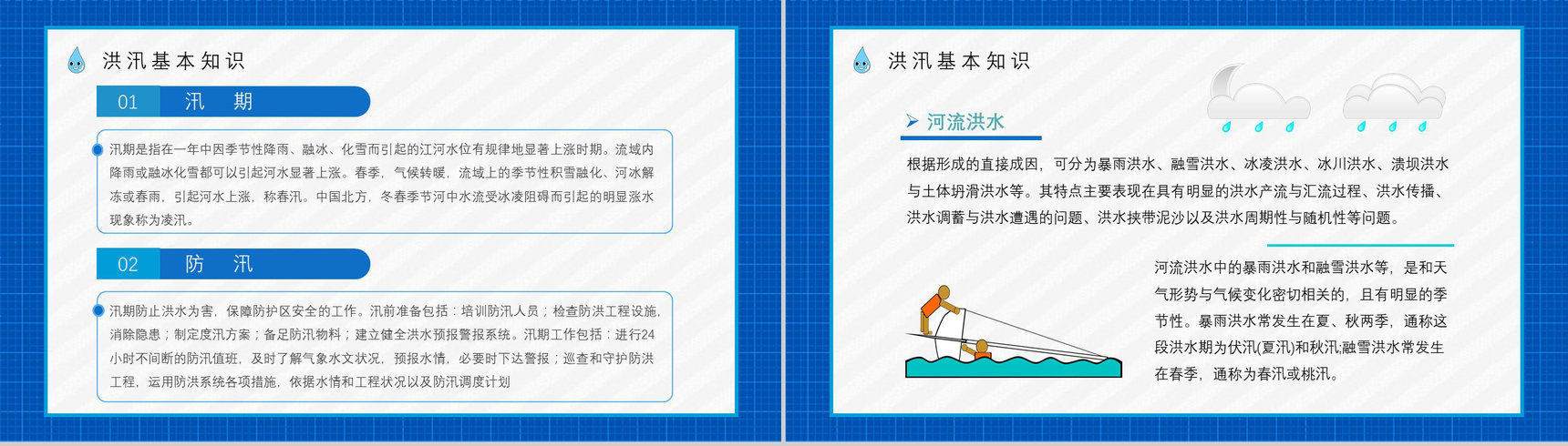 社区居民雨季防洪防汛的措施和方法培训与安全自救知识普及PPT模板-3