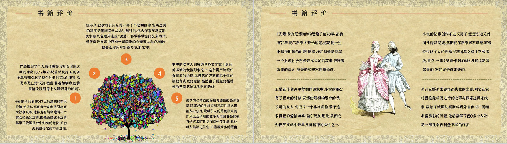世界文学巨著《安娜卡列尼娜》小说简介人物形象分析教师备课课件PPT模板-11
