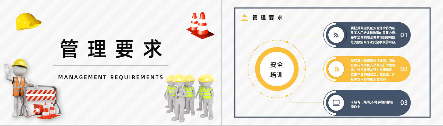 安全施工之有限空间作业安全教育知识培训安全作业五条规定了解宣传PPT模板-9