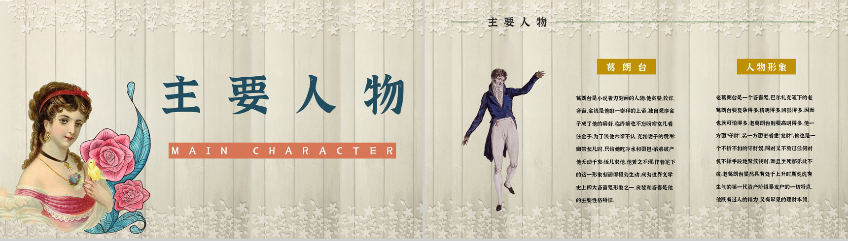 人间喜剧系列长篇小说《欧也妮葛朗台》作品介绍导读知识点梳理PPT模板-3