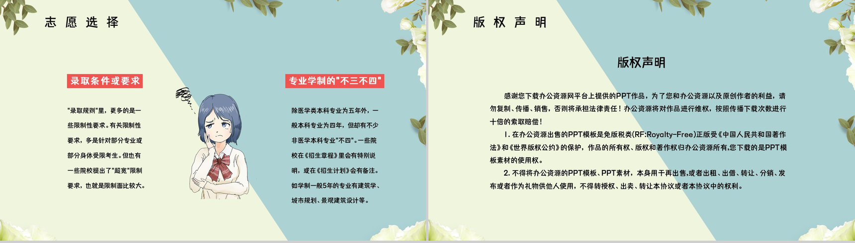 高三学生填报志愿技巧和指南高考志愿专业区分讲解PPT模板-10
