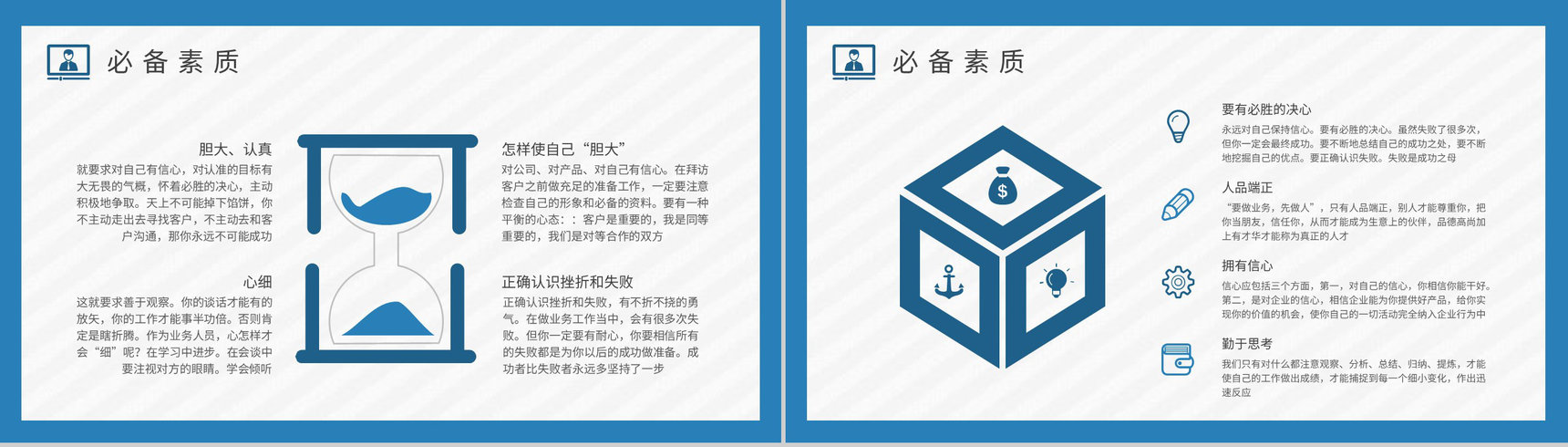 企业员工业务技巧学习外贸业务员职责培训总结PPT模板-4