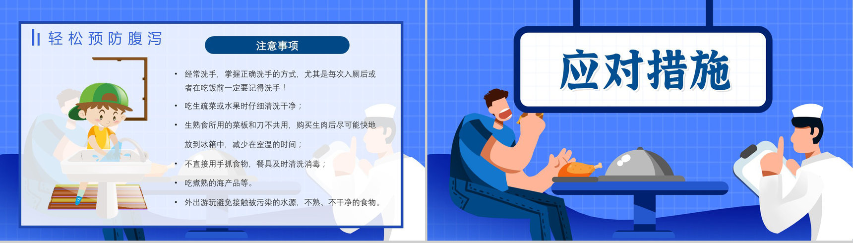 夏季腹泻的原因及防护健康宣传活动小结预防知识PPT模板-4