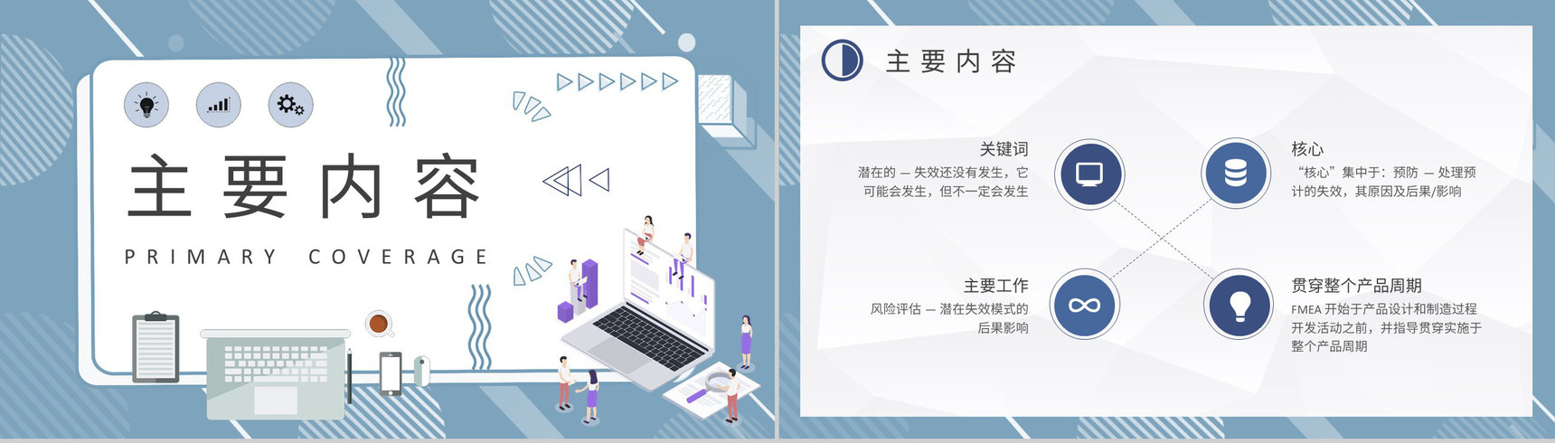 FMEA失效模式和效果分析基础知识培训课程总结PPT模板-4