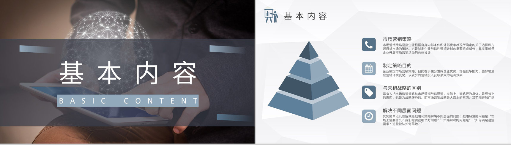 产品广告策略技巧培训网络市场营销策略知识总结PPT模板-4