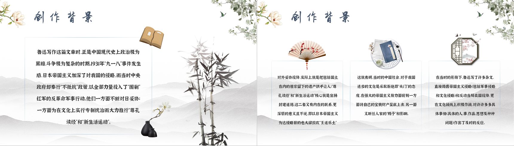 中学生必学文学著作鲁迅《拿来主义》人物形象分析艺术特色鉴赏教师教育课件PPT模板-4