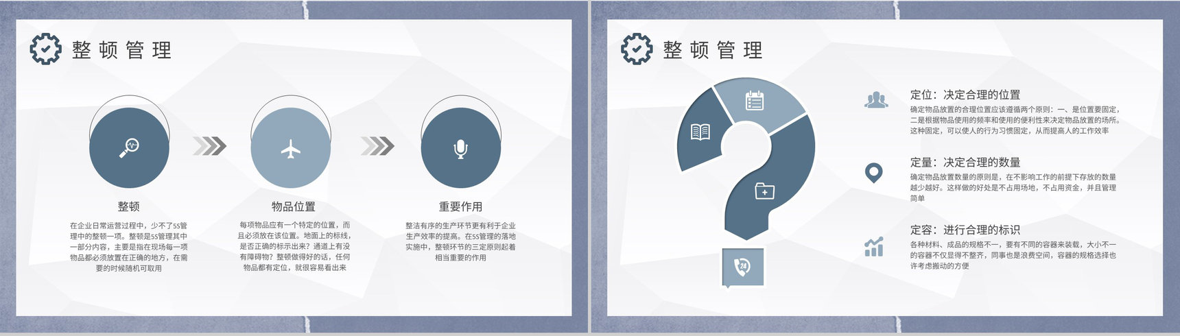 企业生产现场管理培训课件5S三定原则知识学习心得PPT模板-7